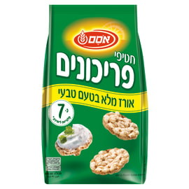 חטיפ.פריכונים ט.טבעי80גר