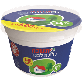 גב.לבנה 9% שומן 500 גרם