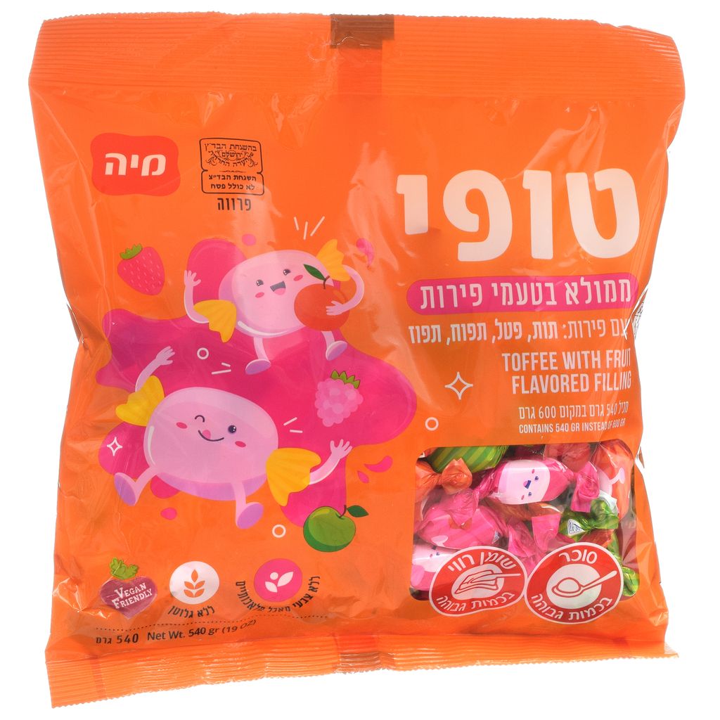טופי ממולא בטעמי פיר